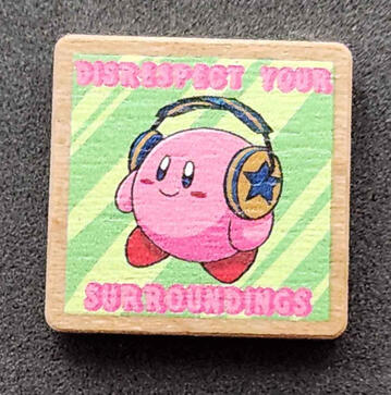 Disrespect your Surroundings Pin